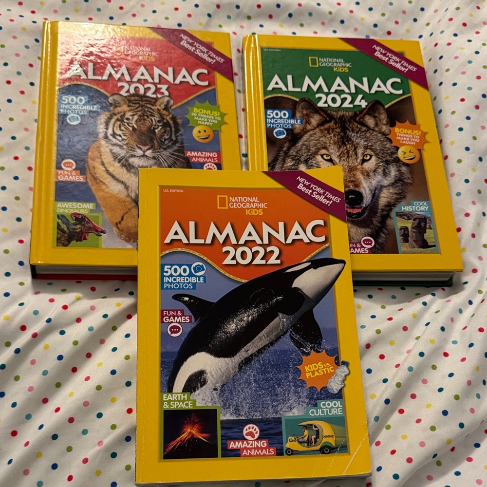 National Geographic Kids Almanac Set 2022-2024
